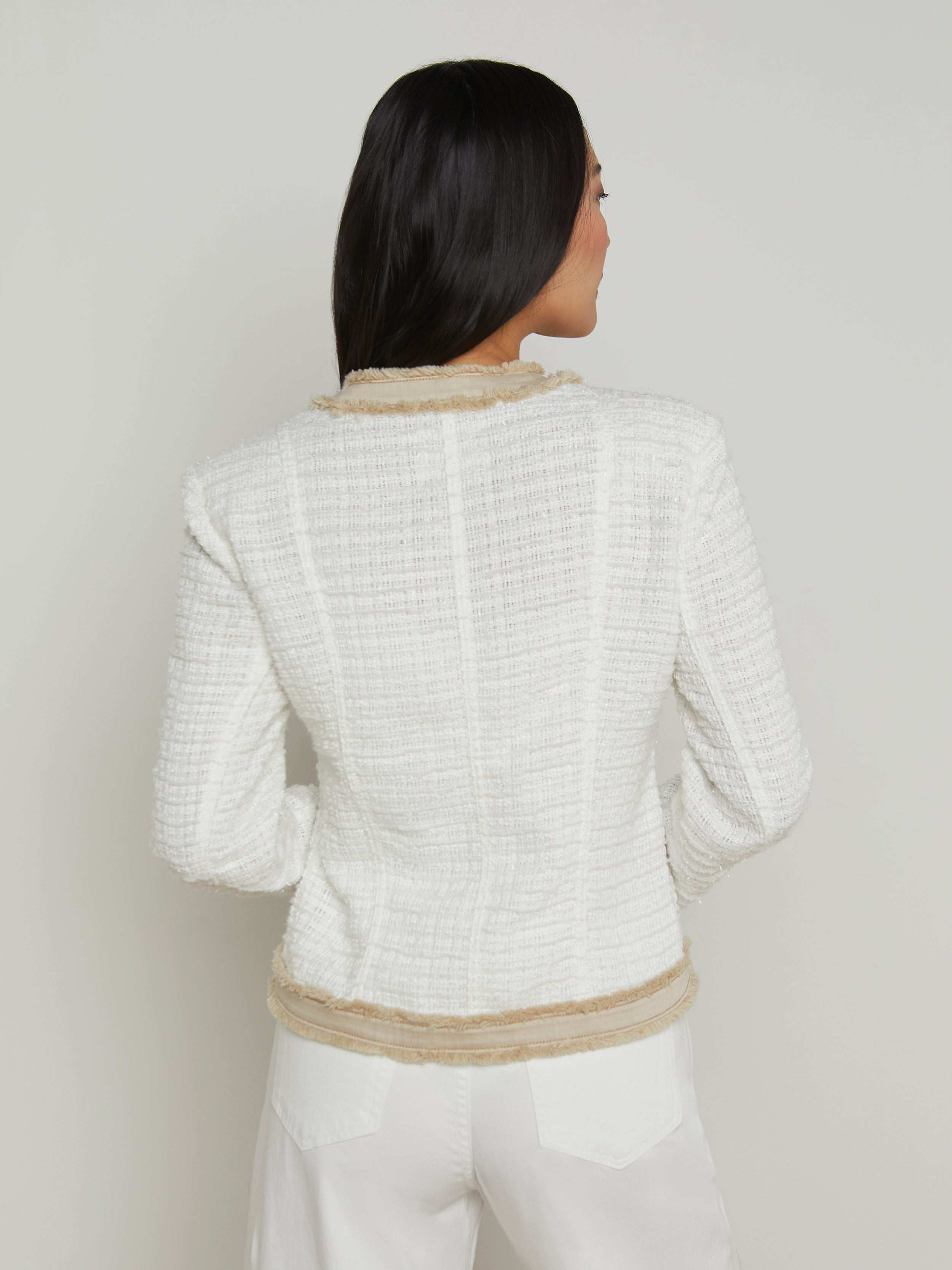 Agnes Tweed Denim Jacket