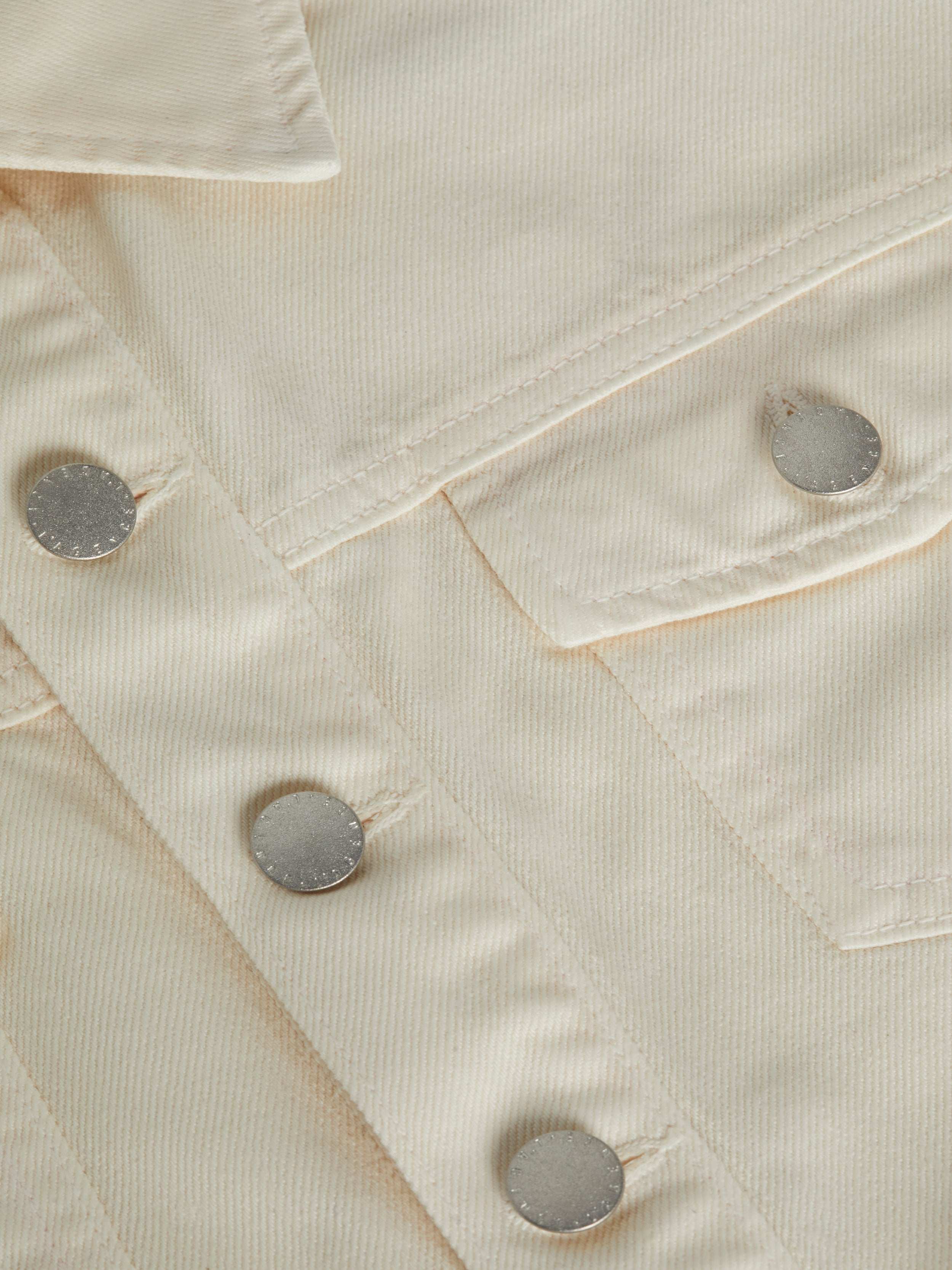 Koda Coated Cropped Denim Jacket